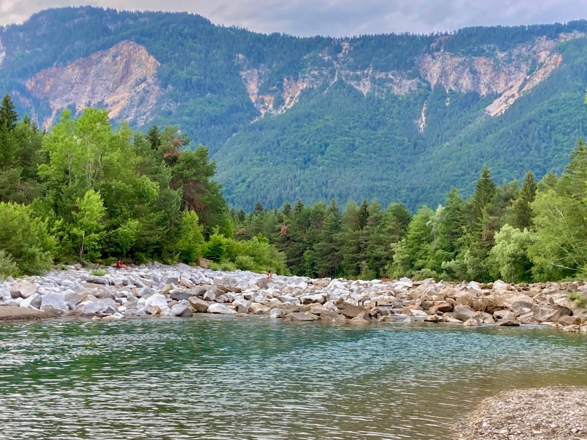 Ferienhaus Auszeit Natur Villach Bagian luar foto